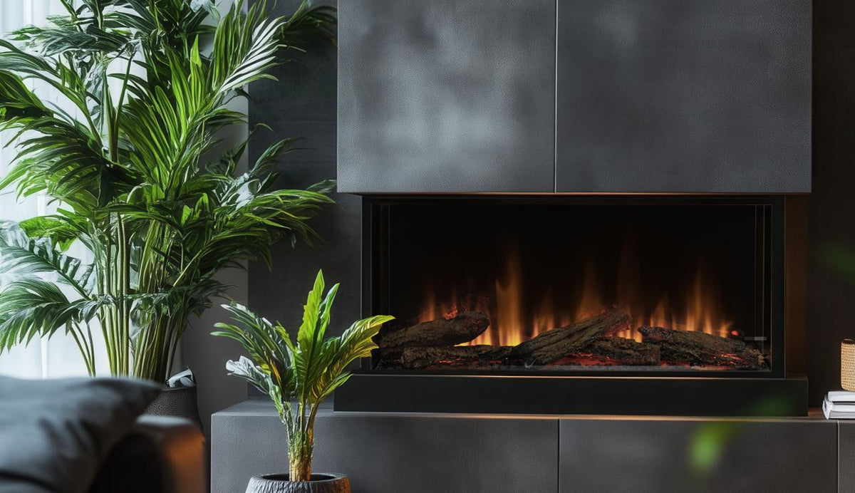 Innebygd elektrisk peis – moderne komfort og elegant design